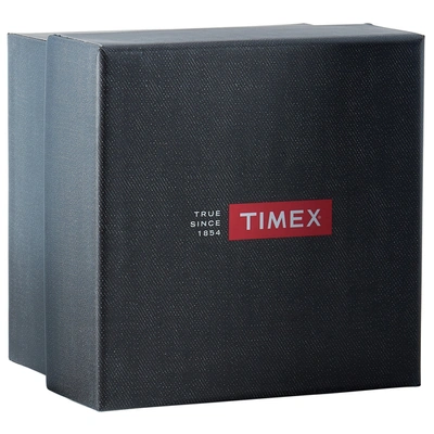 Shop Timex Weekender Blue Chevron 38 Mm Watch Tw2r59200 In White