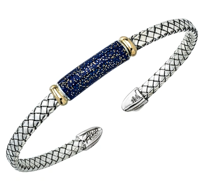 Shop Alisa Women's Sterling Silver & 18k Gold Bracelet In Blue
