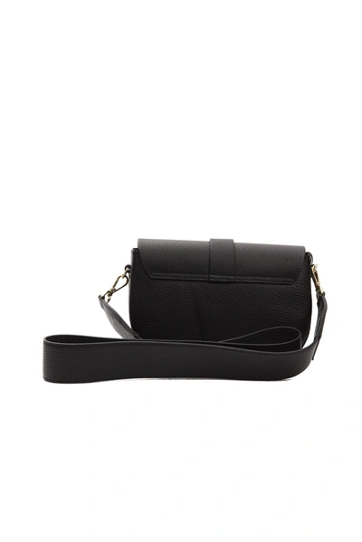 Shop Pompei Donatella Leather Crossbody Women's Bag In Black