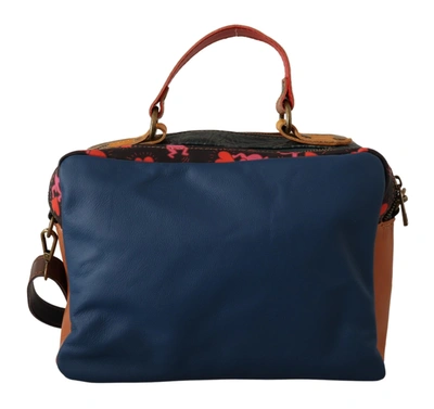 Ebarrito Multicolor Genuine Leather Shoulder Strap Messenger Bag In Red