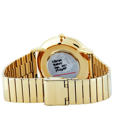 Shop Rebecca Minkoff Major Gold-tone Watch 2200006 In Blue