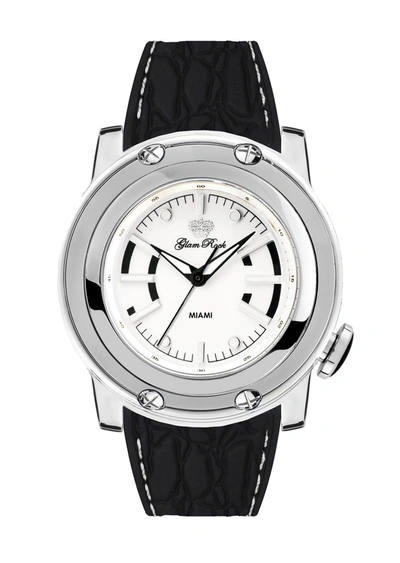Shop Glam Rock Women's Miami 42mm Quartz Watch In Silver
