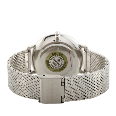 Shop Rebecca Minkoff Major Silver-tone Watch 2200367 In Grey