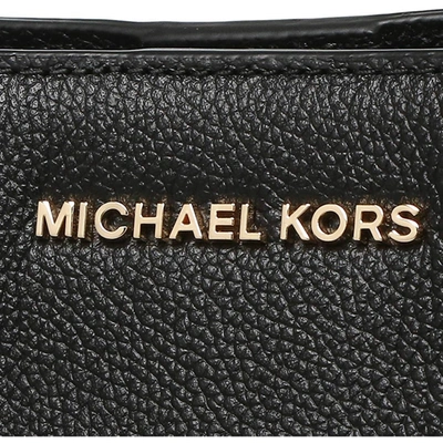 Shop Michael Kors Nicole Shoulder Tote In Black