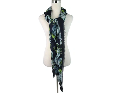 Shop Gucci Women's 400 Modal / Silk With Bloom Print Scarf In Green
