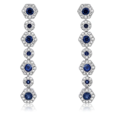 Diana M. Diamond Earrings In Silver
