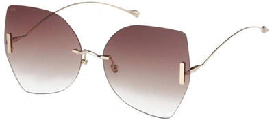 Shop For Art's Sake Starlight Jh1 Butterfly Sunglasses In Pink