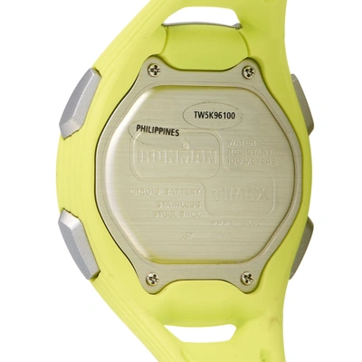 Shop Timex Ironman Sleek 50 Lime Green Watch Tw5k96100