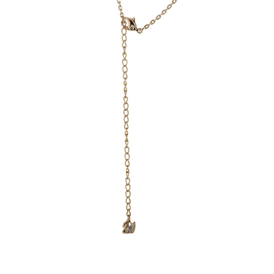 Shop Swarovski Globe Strandage Rhodium-plated Crystal Long Necklace In Silver