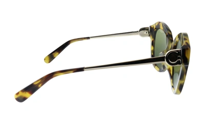 Shop Ferragamo Salvatore  Sf868sa 215 Rectangle Sunglasses In Green