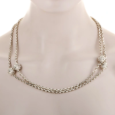 Shop Stephen Webster Superstud Womens Long Silver Sautoir Necklace In Grey