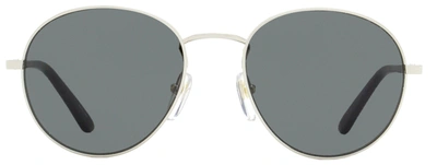 Shop Smith Unisex Oval Sunglasses Prep Yb7ir Silver/black 53mm