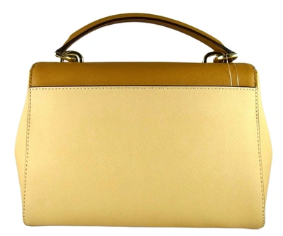 Shop Michael Kors Ava Top Handle Satchel In Yellow