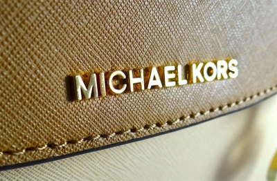 Shop Michael Kors Ava Top Handle Satchel In Yellow