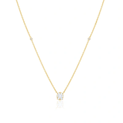 Shop Diana M. Diamond Necklace In White