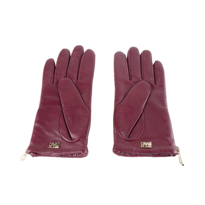 Shop Cavalli Class Lambskin Women's Glove In Pink