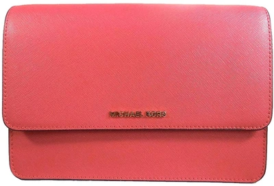 Michael Kors Crossbodies Large Gusset Crossbody In Pink