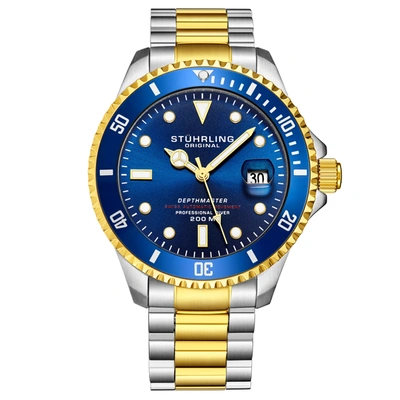 Stuhrling Original Depthmaster 883 Automatic 42mm Diver In Multi