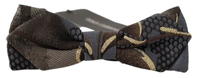 Shop Dolce & Gabbana Multi Pattern 100% Silk Neck Papillon Bow Men's Tie
