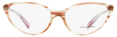 Shop Alain Mikli Women's Cateye Eyeglasses A03081 003 Brush Pink 55mm
