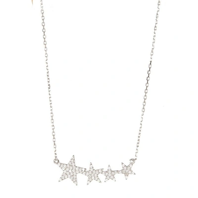 Shop Adornia Crystal Starburst Necklace Silver