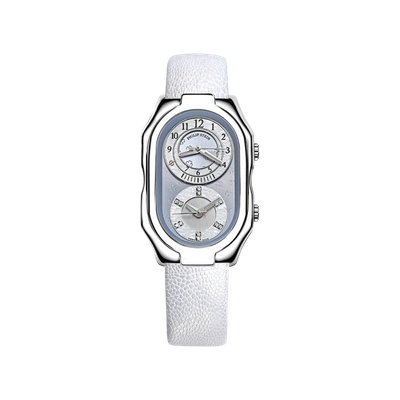 Philip Stein Prestige Round Small - Model 11-dlbmop-ppw In White
