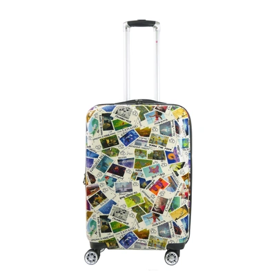 Shop Ful Disney   Disney 100 Years Stamps Abs Hard-sided Spinner 26" Luggage In Multi