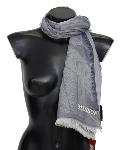 Shop Missoni Cashmere Unisex Neck Warmer Men's Scarf In Grey