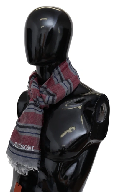 Missoni Elegant Multicolor Striped Wool Scarf In Multi