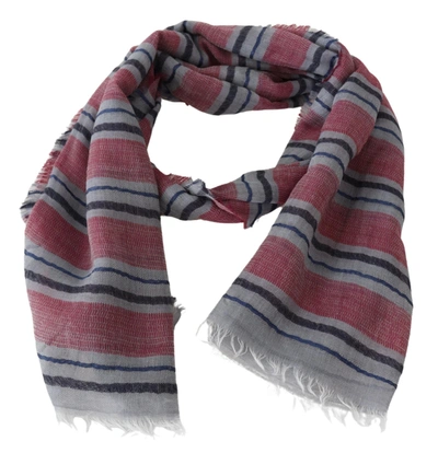 Shop Missoni Striped Wool Blend Unisex Neck Wrap Men's Scarf In Multi