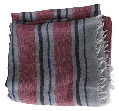 Shop Missoni Striped Wool Blend Unisex Neck Wrap Men's Scarf In Multi