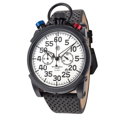 Shop Ct Scuderia Men's Corsa 44mm Quartz Watch In Black