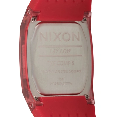 Shop Nixon Comp S 31 Mm All Red Watch A336 191