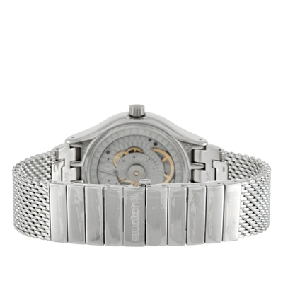 Shop Swatch System Stalac Automatic Watch Yis406ga In White