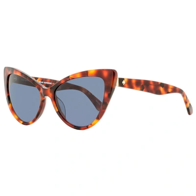 Shop Kate Spade Karinas Ku 0c9a Cat Eye Sunglasses In Brown
