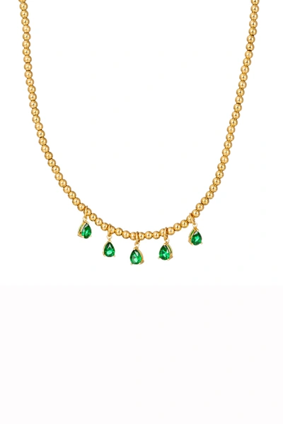 Eye Candy La Luxe Collection Shell Pearl Cz Eye Heart Necklace In White