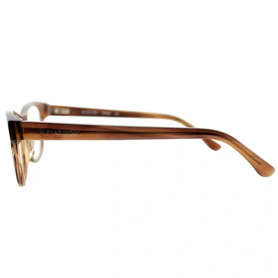 Shop Michael Kors Mk829m 226 Unisex Rectangle Eyeglasses 53mm In Brown