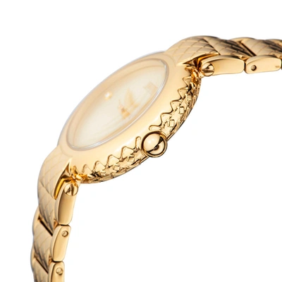 Ferre Milano Women's Champagne Dial Stainless Steel Watch In Gold