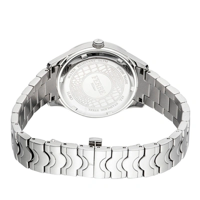 Ferre Milano Women's Blue Dial Stainless Steel Watch In Silver