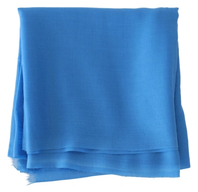 Shop Missoni Wool Unisex Neck Warmer Wrap Men's Scarf In Blue