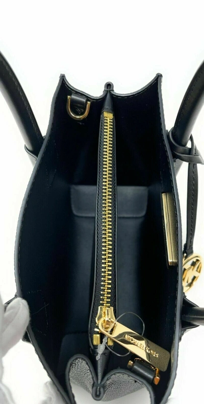 Michael Kors Mercer Medium Messenger Bag In Black