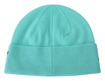 Shop Givenchy Wool Beanie Unisex Logo Men's Hat In Green