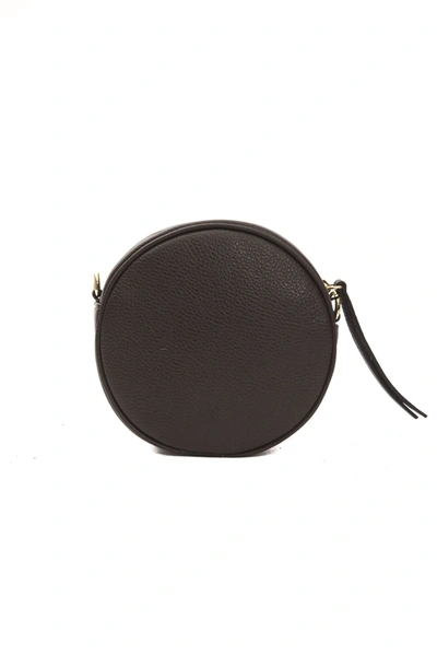 Shop Pompei Donatella Leather Crossbody Women's Bag In Black