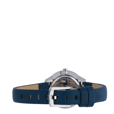 Furla Women's Metropolis Silver Dial Calfskin Leather Watch In White