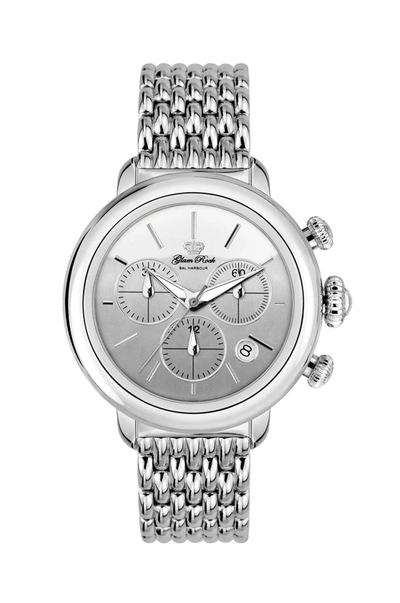 Shop Glam Rock Women's Ball Harbour 40mm Quartz Watch In Silver