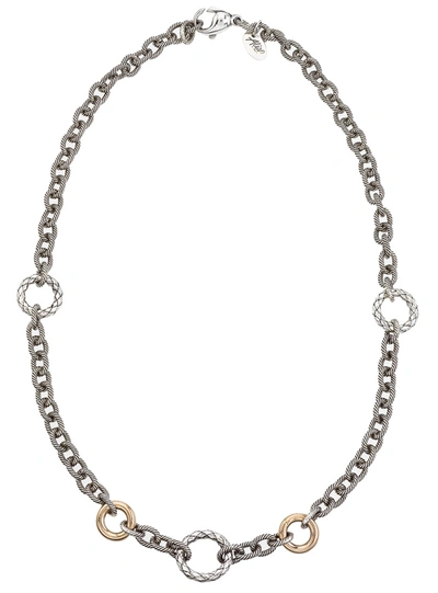 Shop Alisa Women's Sterling Silver & 18k Gold Necklace In Multi