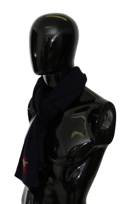 Shop Dolce & Gabbana #dgloveslondon Wrap Shawl Wool Men's Scarf In Black