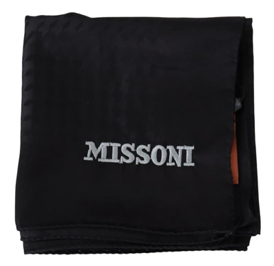 Shop Missoni Wool Knit Unisex Neck Wrap Shawl Men's Scarf In Grey