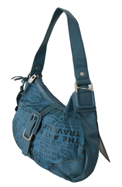 Shop Wayfarer Shoulder Handbag Printed Purse Women Women's In Blue