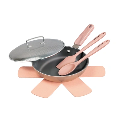 Shop Masterpan Stovetop Oven Fry Pan & Skillet With Heat-in Steam-out Lid In Multi